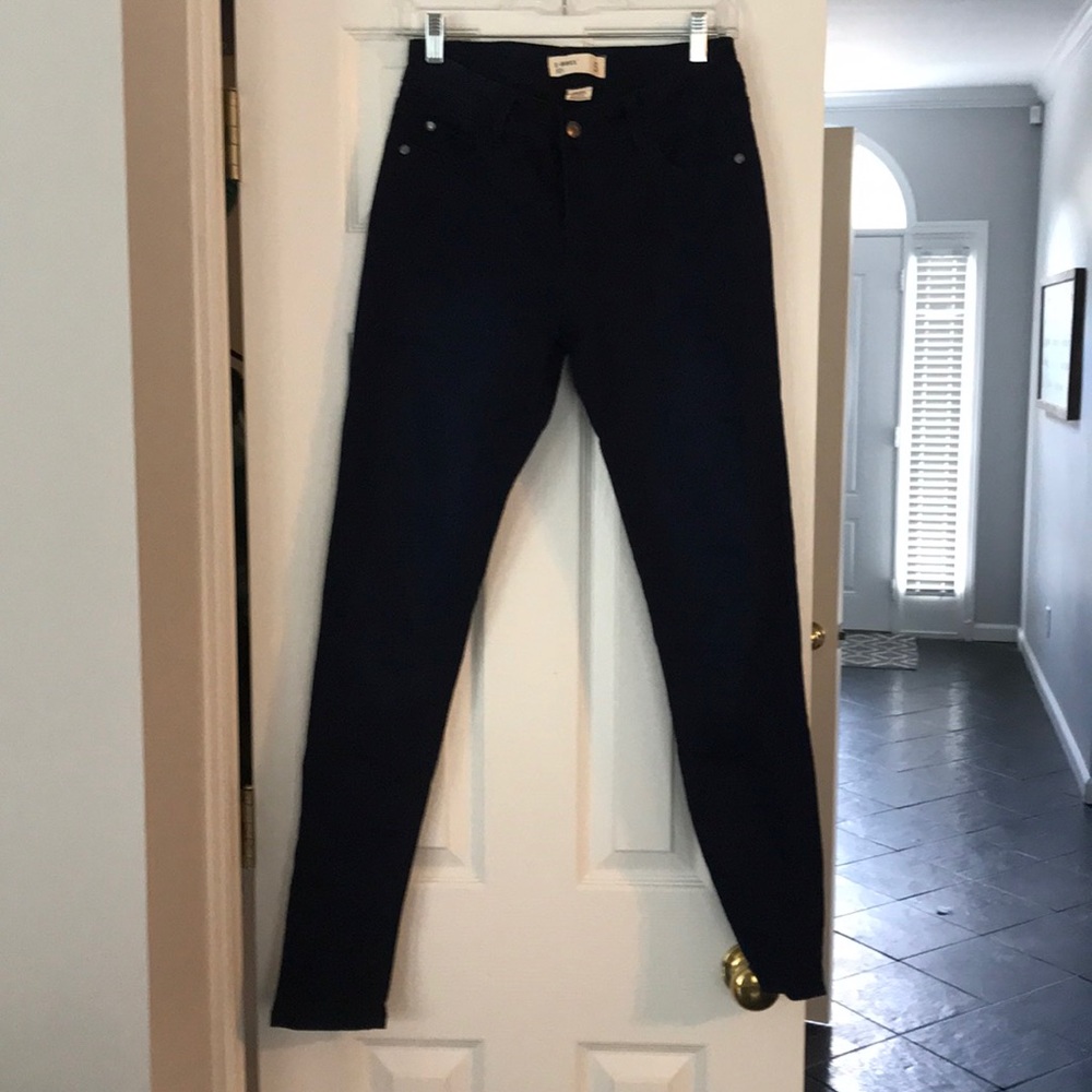 Dark skinny stretch blue jeans from fashion nova